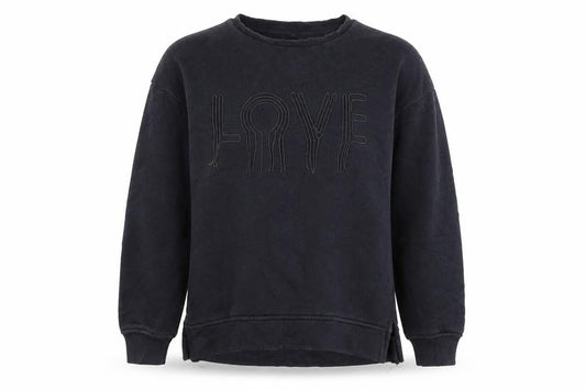 Front view of Zara Kids girls’ blue jumper, size 10, years - love