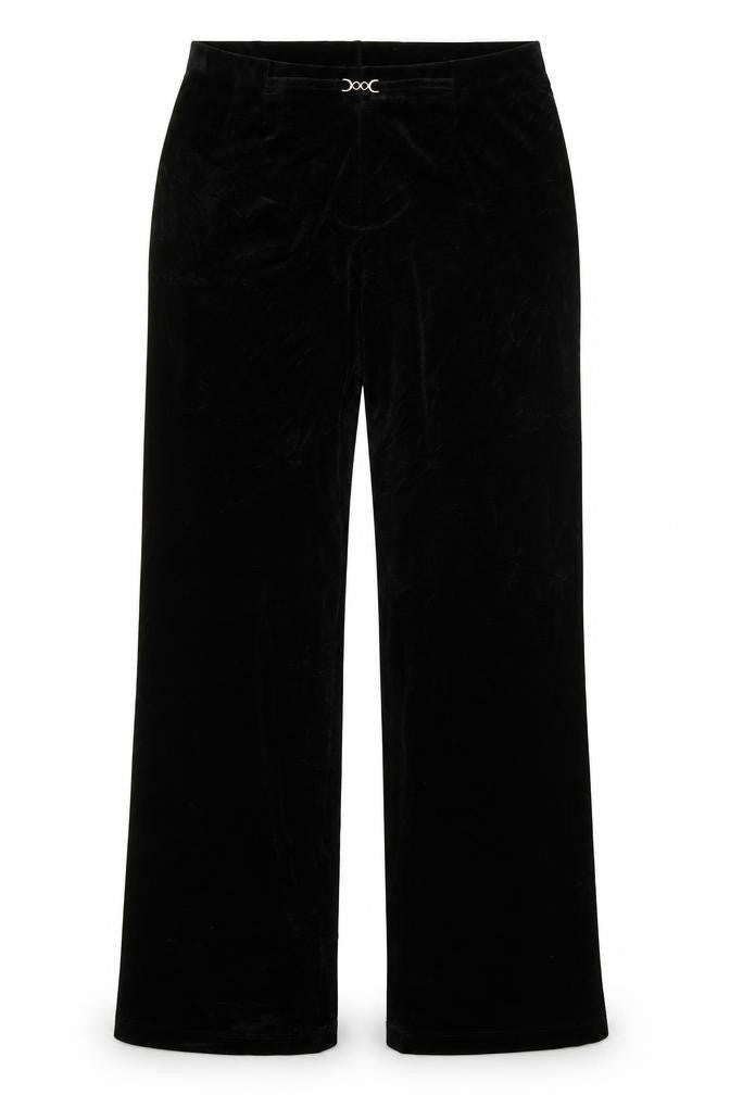 M&S Womens Black   Trousers  Size 12 L29 in