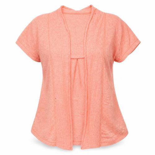 Poof Womens Pink   Cardigan Jumper Size S