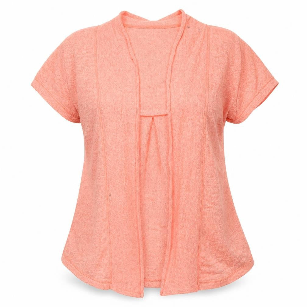 Poof Womens Pink   Cardigan Jumper Size S
