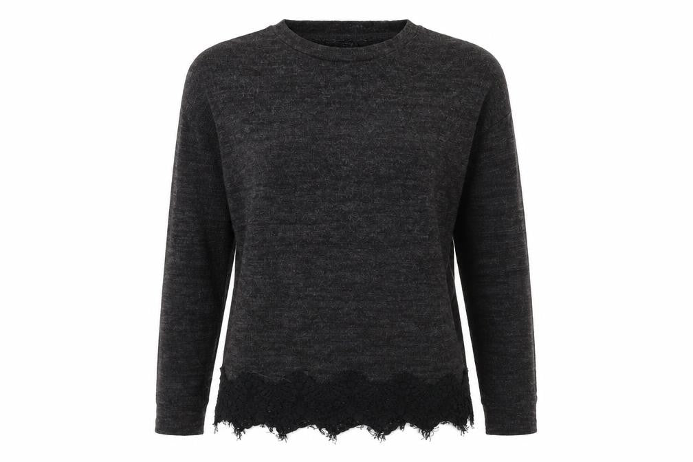Front view of F&F women’s grey jumper, size UK 10