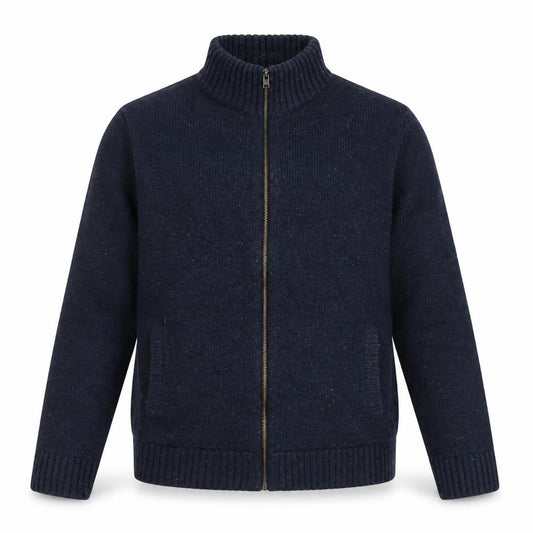 Front view of Marks & Spencer men’s blue jacket, size S