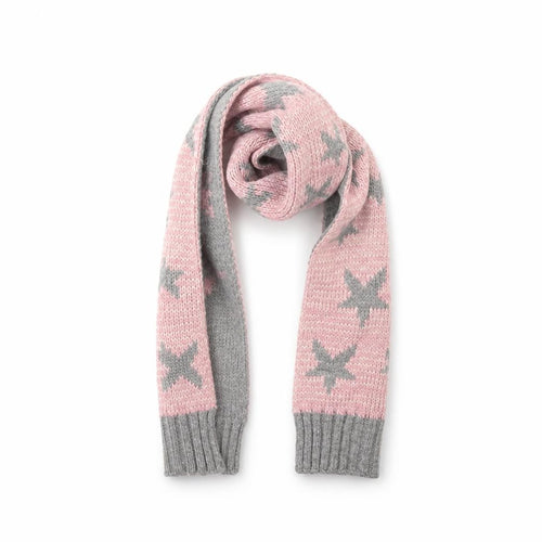 Nutmeg Girls Pink   Scarf Scarves & Wraps One Size  - age 3-6/ star pattern
