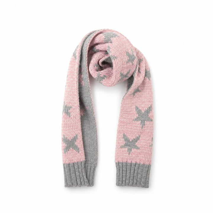 Nutmeg Girls Pink   Scarf Scarves & Wraps One Size  - age 3-6/ star pattern