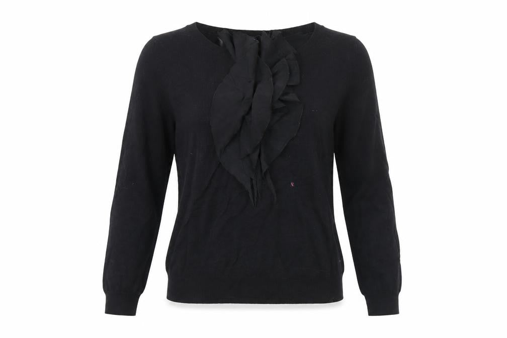 Front view of Gap women’s black jumper, size S