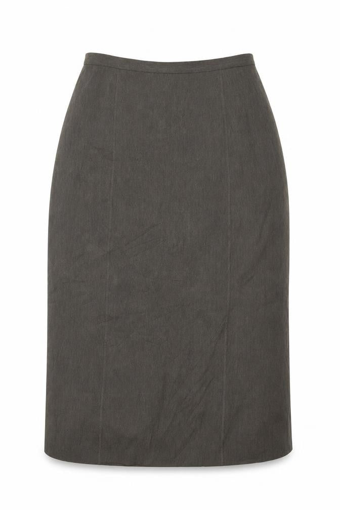 ELVI Womens Green   A-Line Skirt