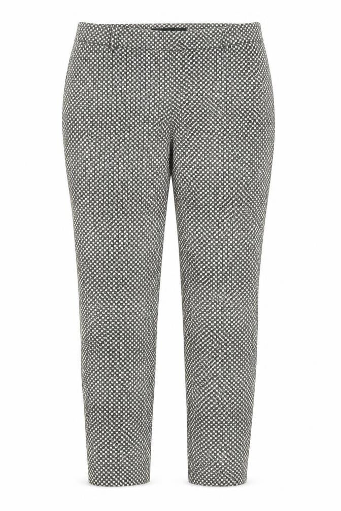 Front view of Zara women’s grey trousers, size M, 27-inch leg