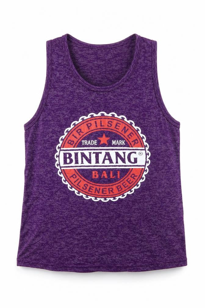 Front view of Preworn women’s purple basic t-shirt, size S