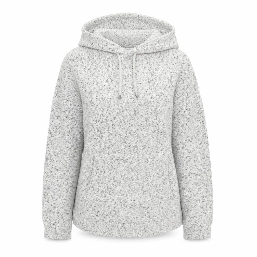 Front view of Primark women’s grey pullover hoodie, size S