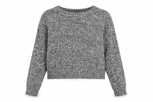 Front view of Divided women’s grey knit jumper, size XS