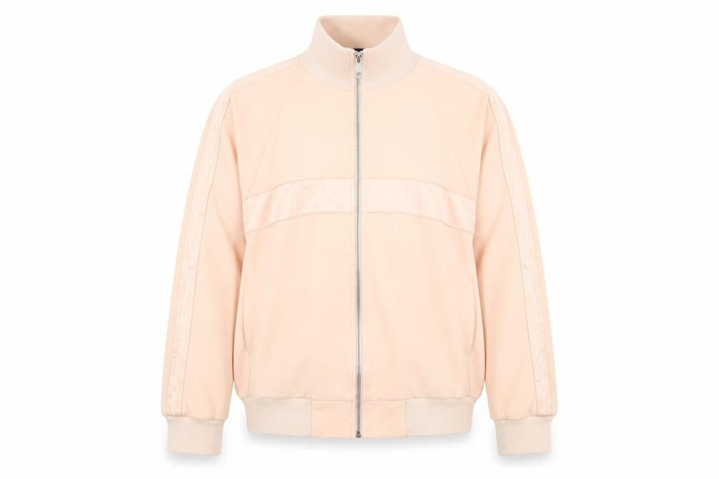 Front view of Next women’s orange full zip jumper, size UK 14