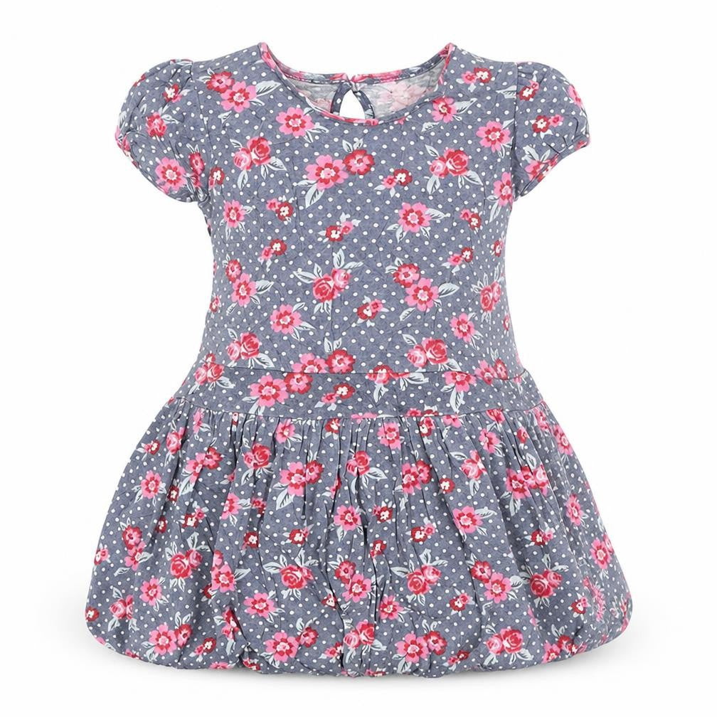 Evie Angel Girls Blue Floral  Shift  Size 3-4 Years