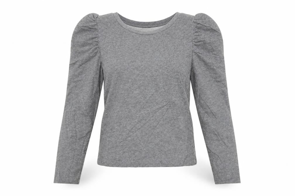 Front view of Zara women’s grey jumper, size S