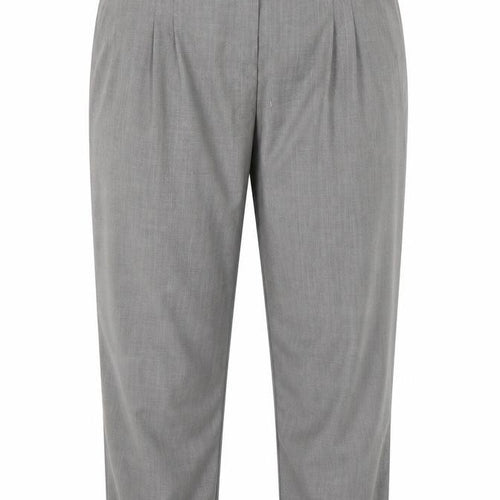 AMARANTO Womens Grey   Cropped Trousers Size 18 L20 in