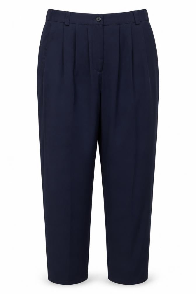 EC Womens Blue   Capri Trousers Size 24 in L27 in