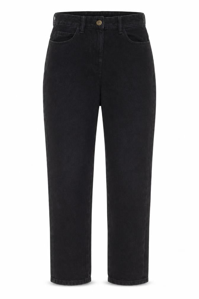 COLLUSION Womens Black  Denim Mom Jeans Size 28 in L27 in