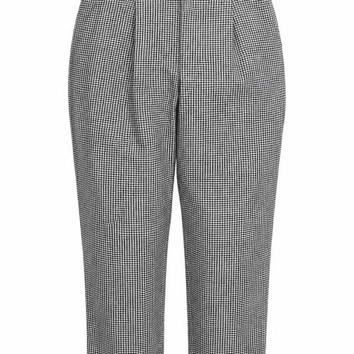 MNG Womens Black Check  Capri Trousers Size 8 L23 in