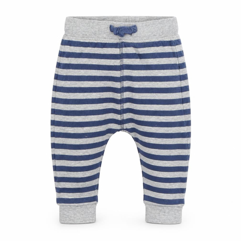 Marks and Spencer  Blue Striped  Babydoll Lounge Pants Size 6-9 Months