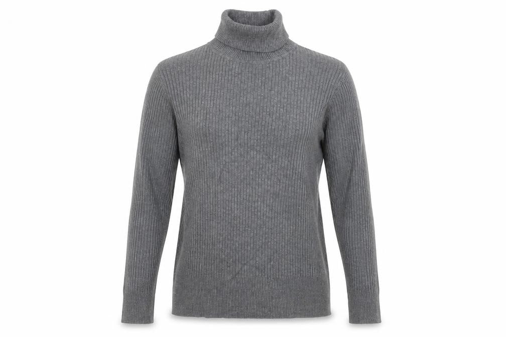 Front view of F&F women’s grey jumper, size UK 14