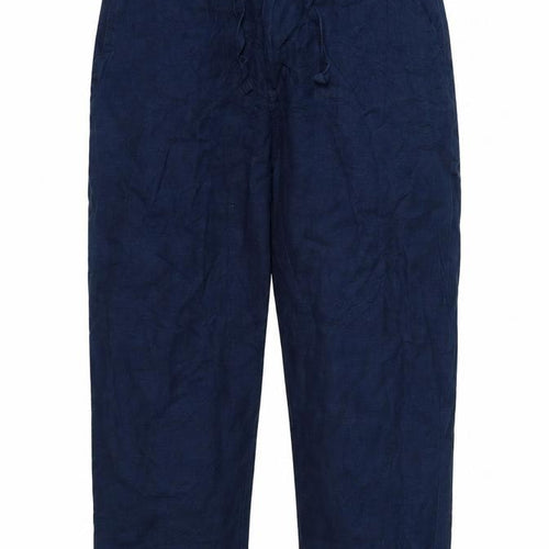 Cubavera Womens Blue   Cropped Trousers Size 38 in L25 in