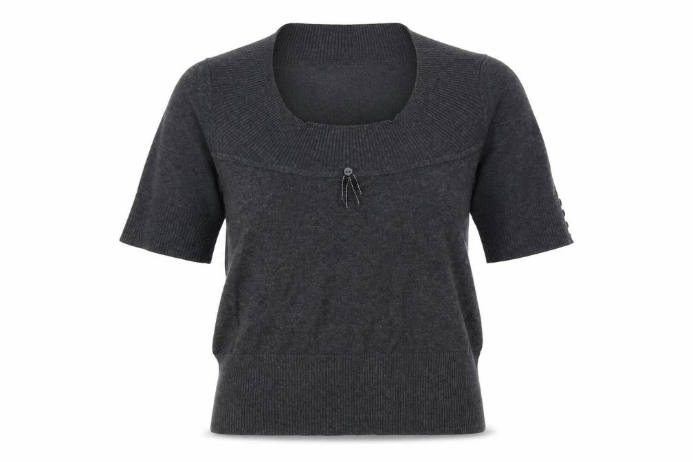 Front view of HIJKLM women’s grey jumper, size XL