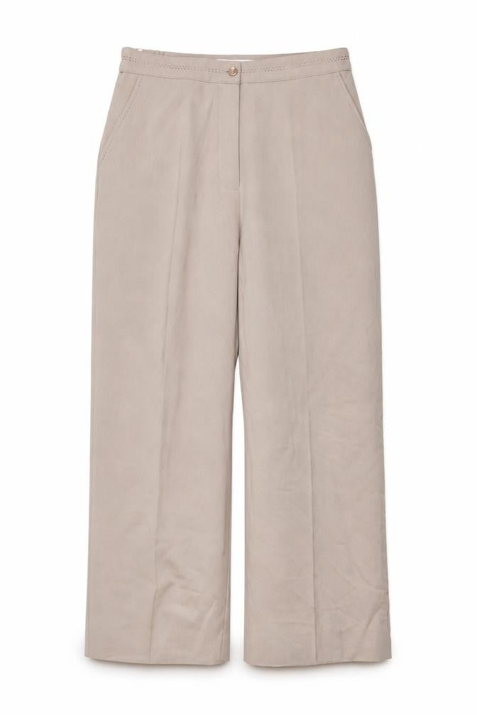 ELVI Womens Beige   Trousers  Size 35 in L30 in