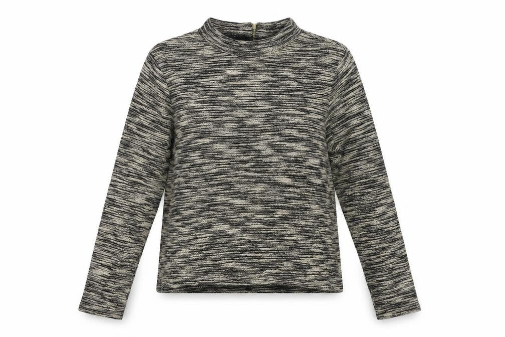 Front view of H&M women’s grey jumper, size L