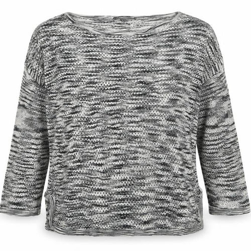 Mango Womens Grey  Knit Pullover Jumper Size S