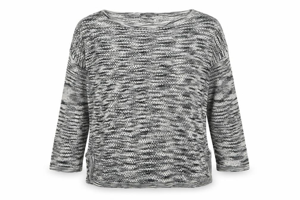 Mango Womens Grey  Knit Pullover Jumper Size S
