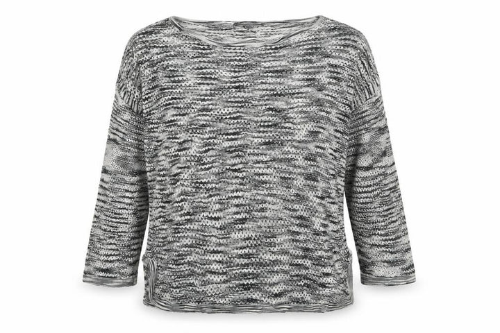 Mango Womens Grey Knit Pullover Jumper Size S