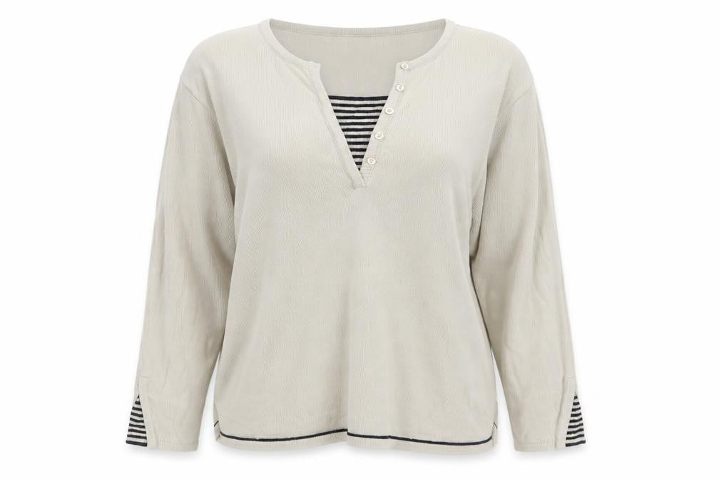 Front view of Special Collection women’s beige knit jumper, size UK 18