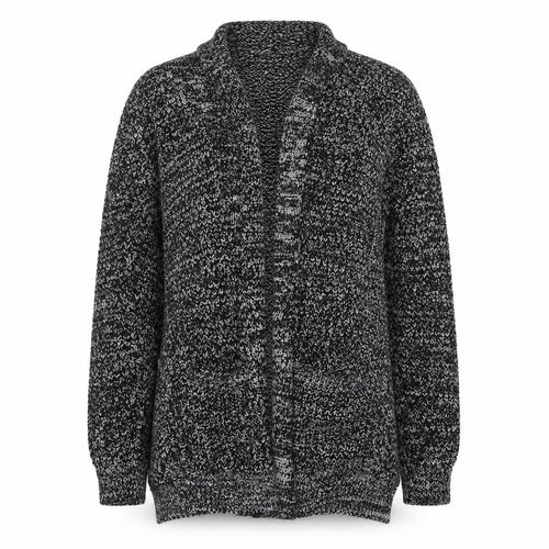 Papaya Womens Black  Knit Cardigan Jumper Size S