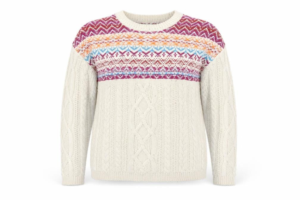 Formula Womens White  Knit Pullover Jumper Size 10