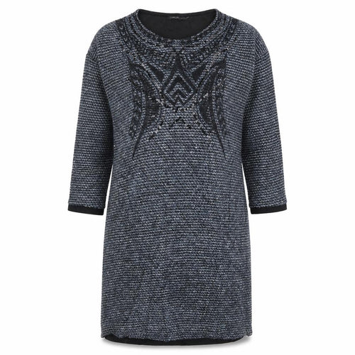 Ada Gatti Womens Blue  Knit Jumper Dress  Size L