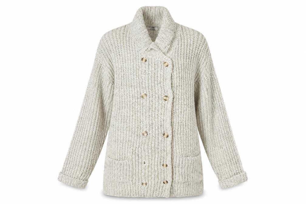 HONEY Womens Ivory  Knit Cardigan Jumper Size S