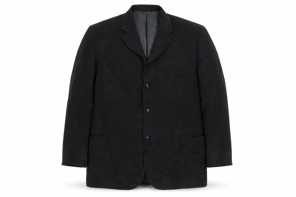 Front view of Marks & Spencer men’s grey jacket suit jacket, size XL