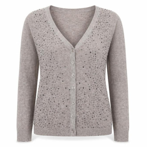 Tiramisu Womens Brown  Knit Cardigan Jumper Size M