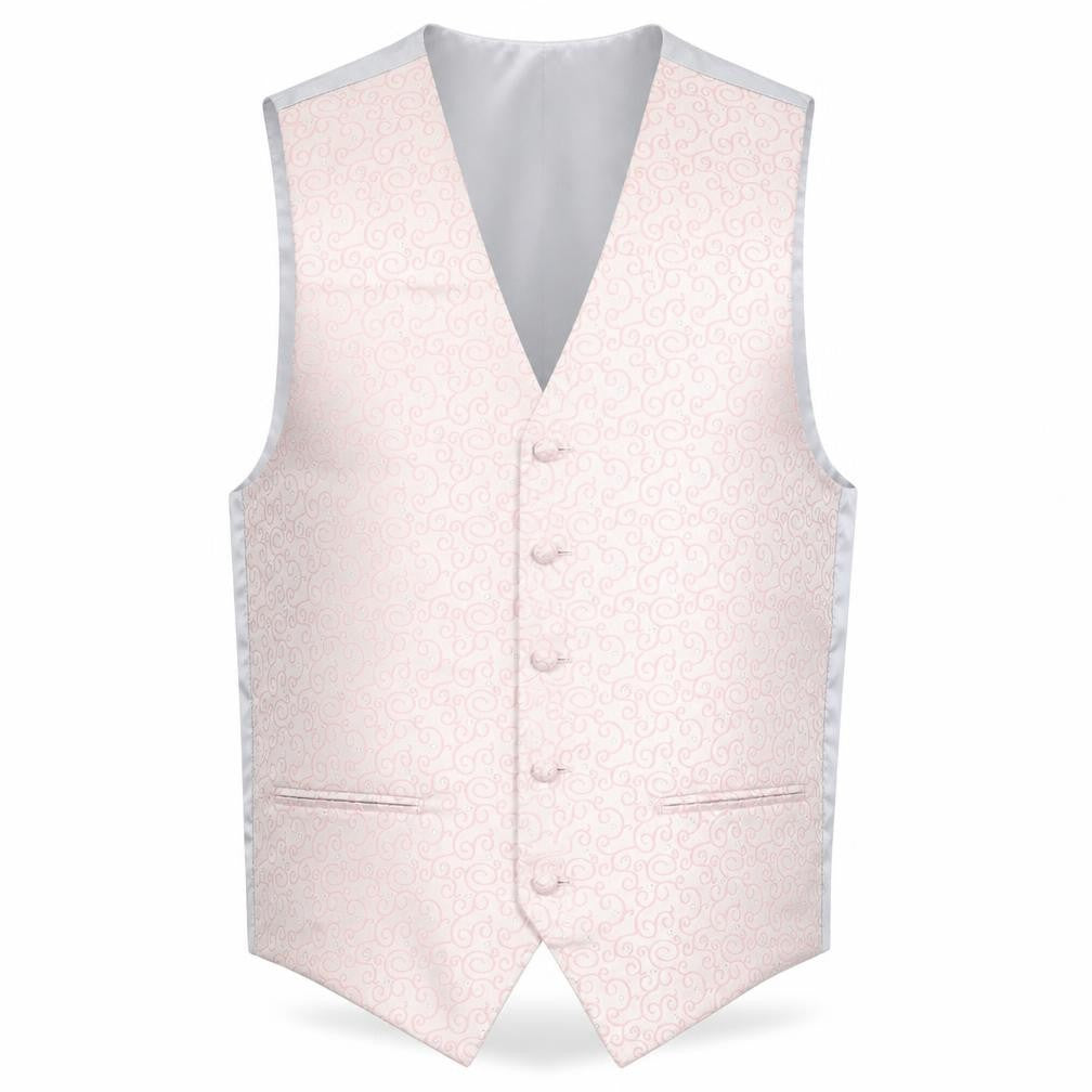 BHS Mens Pink   Jacket Suit Waistcoat Size 38  - wedding waistcoat