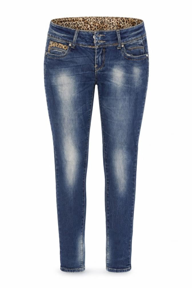 NP Womens Blue  Denim Skinny Jeans One Size L30 in