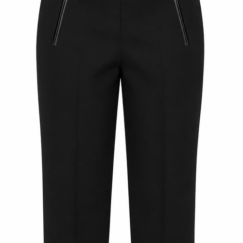 F&F Womens Black   Capri Trousers One Size L23 in