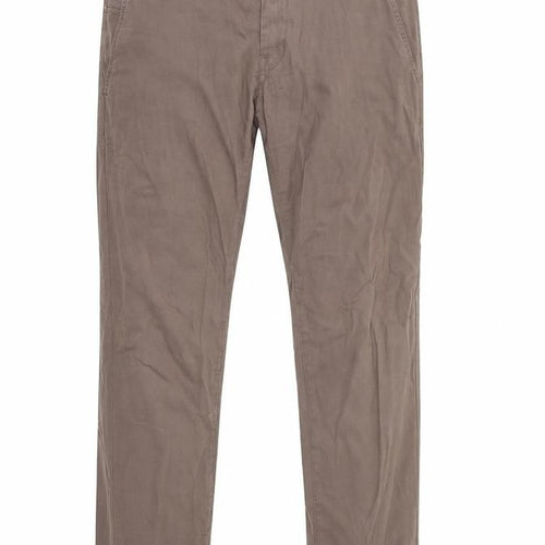 Forecast Mens Brown   Chino Trousers Size 30 in L26 in