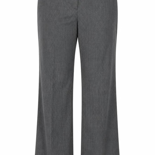 Marks and Spencer Womens Grey Striped  Trousers  Size 14 L29 in