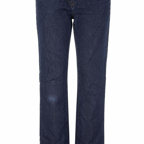 MORE & MORE Womens Blue  Denim Straight Jeans Size 8 L28.5 in