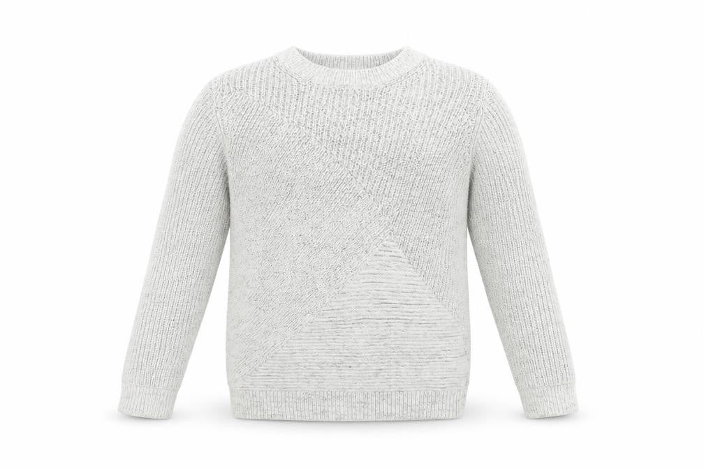 Front view of Next girls’ grey jumper, size 9, years