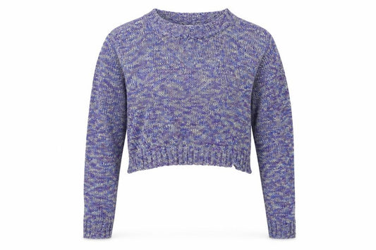 Front view of New Look girls’ blue jumper, size 14-15, years