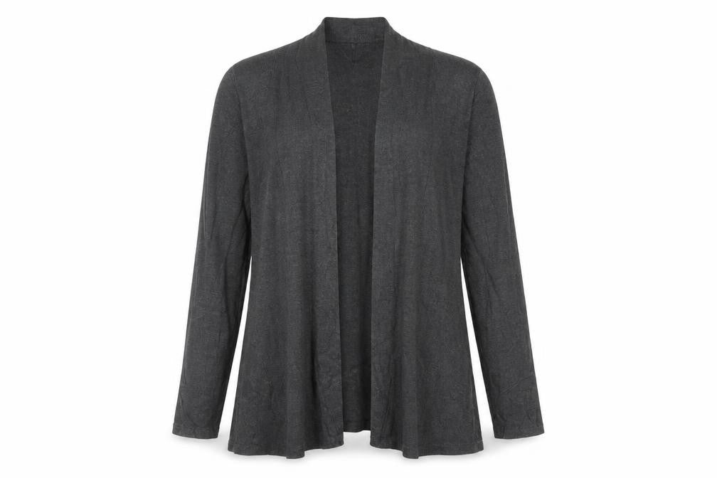 Front view of Gap women’s grey cardigan jumper, size S
