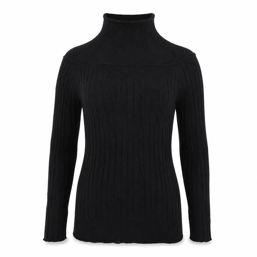 Vero Moda Womens Black  Knit Pullover Jumper Size M