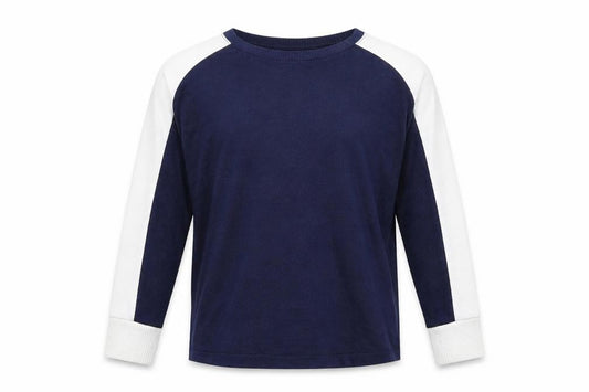 Front view of Gap men’s blue t-shirt, size M