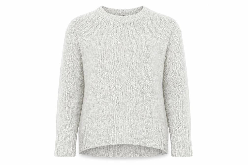 Front view of New Look women’s ivory jumper, size S