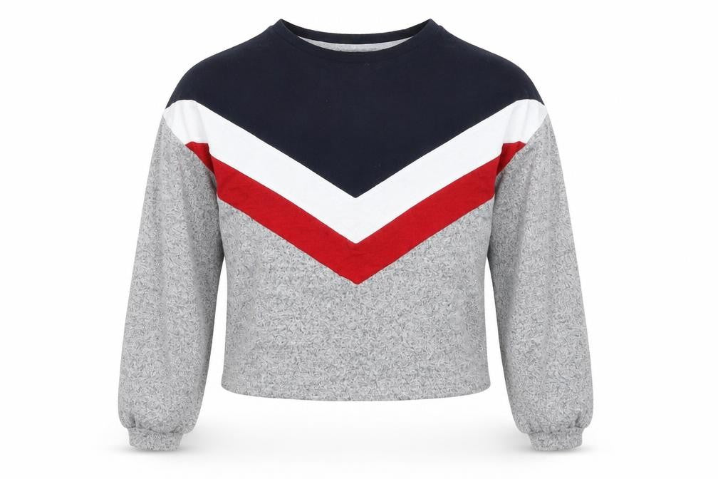 Front view of New Look men’s grey jumper, size S
